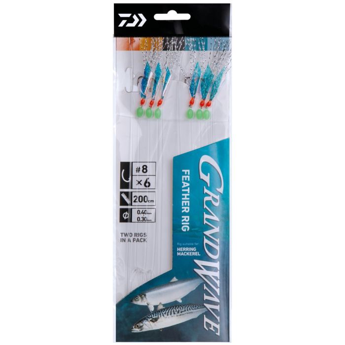 Daiwa Grand Wave Feather Rig Nr  1 Str  8  2pak
