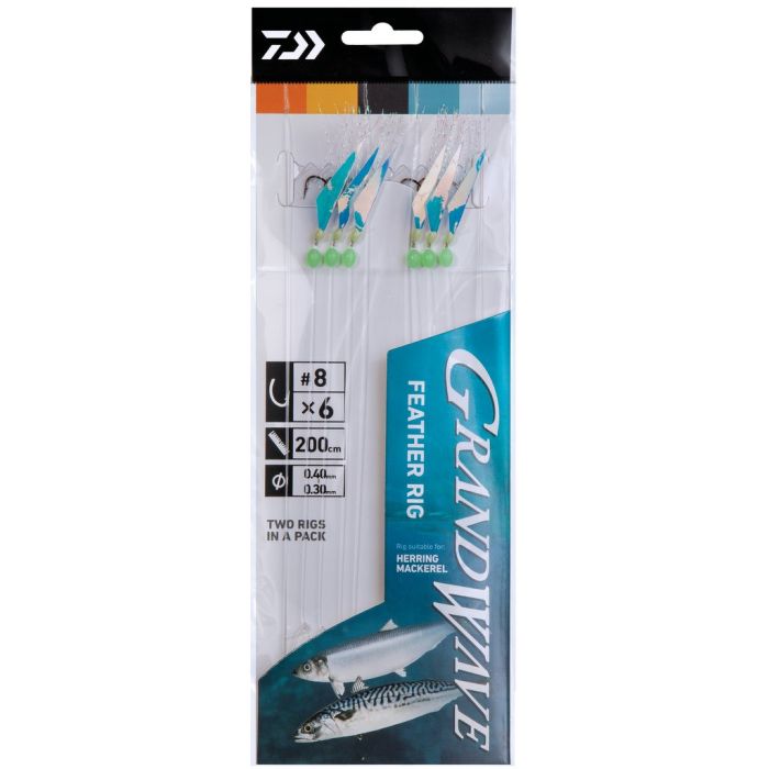 Daiwa Grand Wave Feather Rig Nr  2 Str  8  2pak
