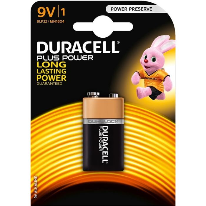 Duracell Plus Power Batteri 9v