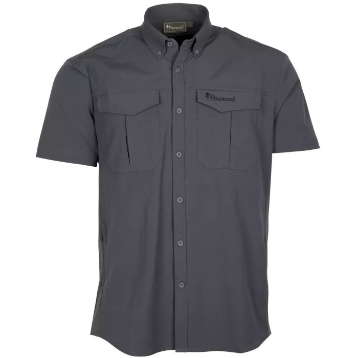 Pinewood Everyday Travel Ss Skjorte Ash Grey