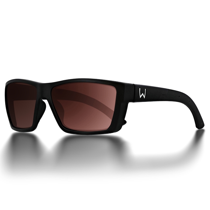 Westin W6 Street 100 Fiskebriller - Matte Sort/Purple
