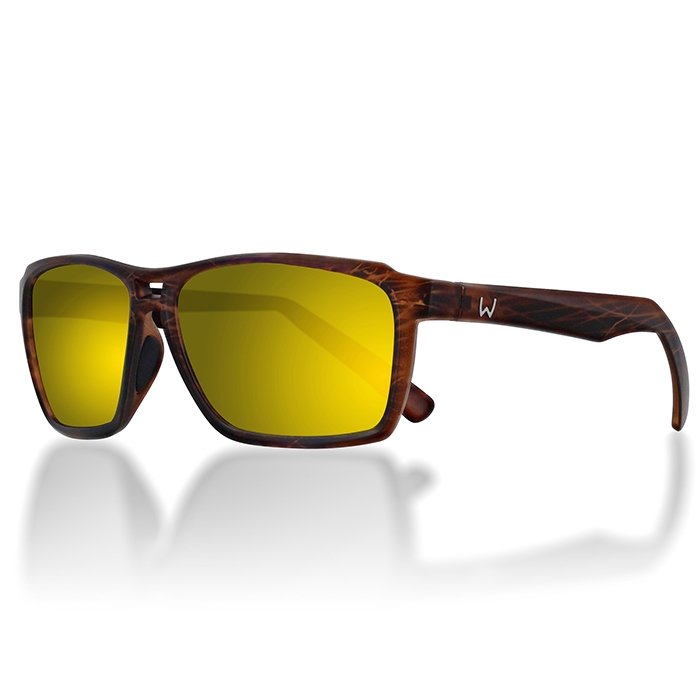 Westin W6 Street 150  Matte Brown Stripe   Lb Brown  Lm Yellow  Ar Green   Fiskebriller