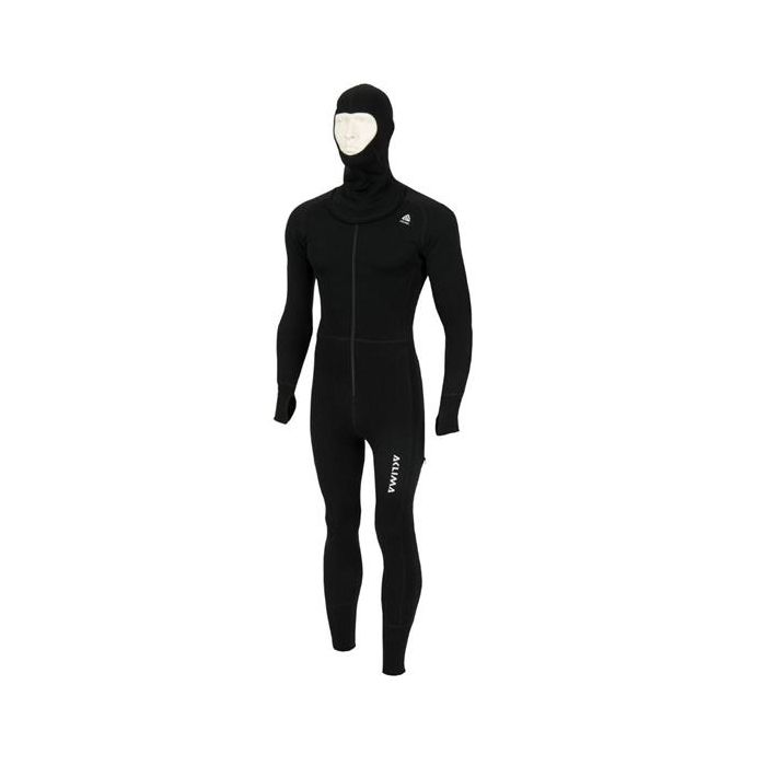 Aclima Warmwool Overall Med Hætte Sort