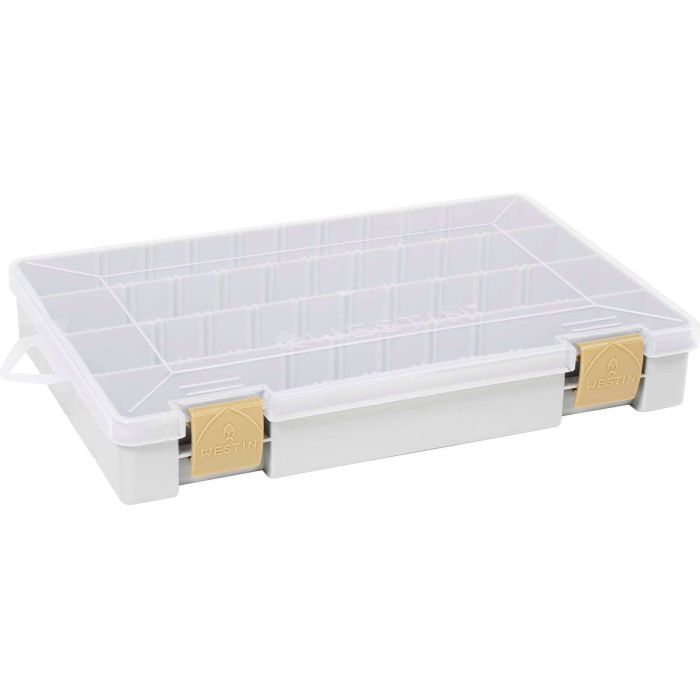 Westin W3 Tackle Box 27 5x18 5x4 5cm Grey Clear