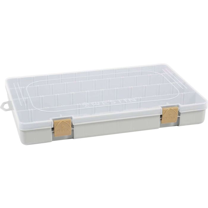 Westin W3 Tackle Box 36x22 5x4 8cm Grey Clear