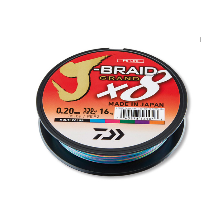 Daiwa J Braid Grand Multicolor 300m