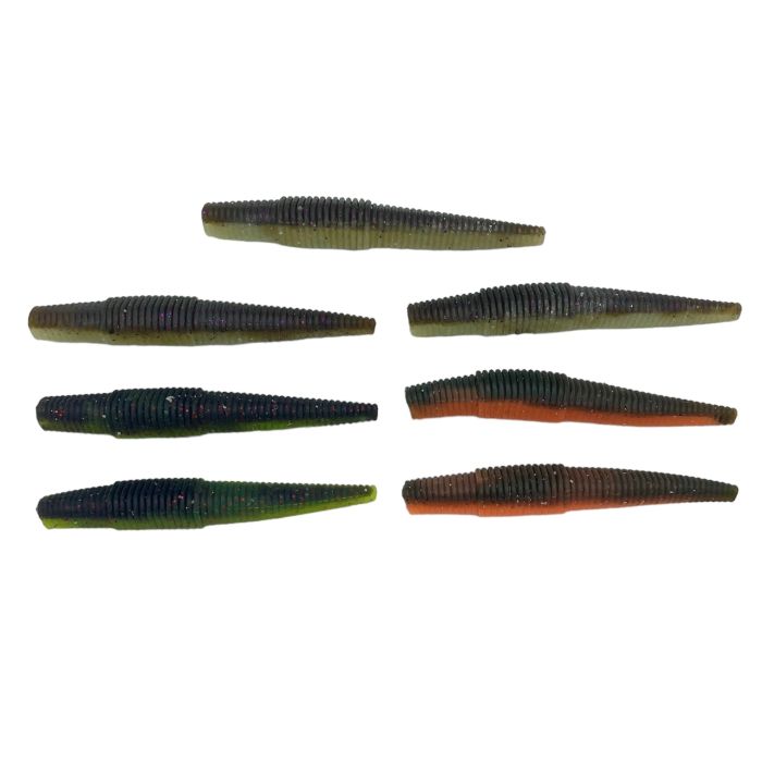 Westin Ned Worm 7cm 3gr Dark Water Mix 7pcs