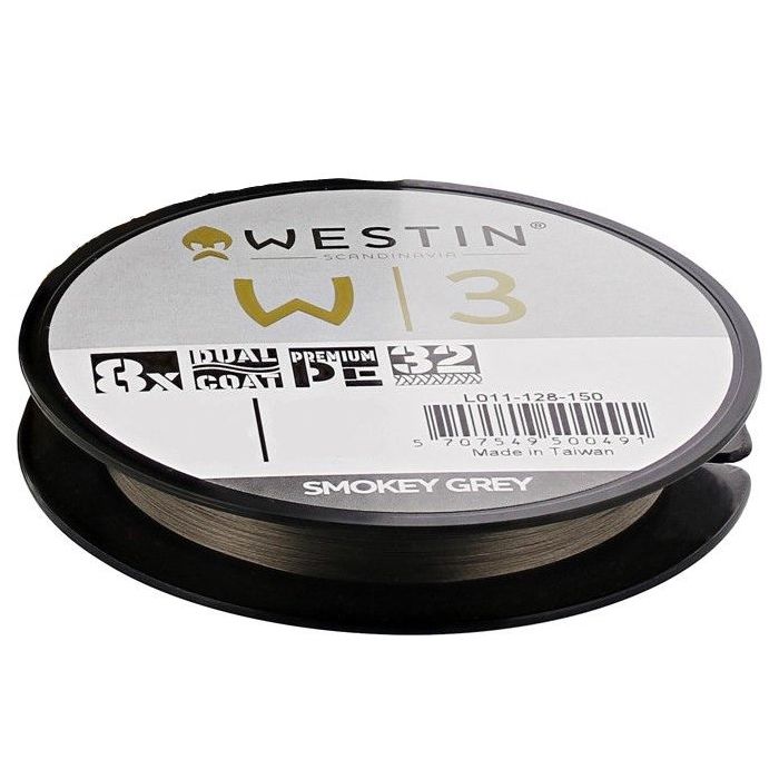 Westin W3 8 Braid Smokey Grey Metermål