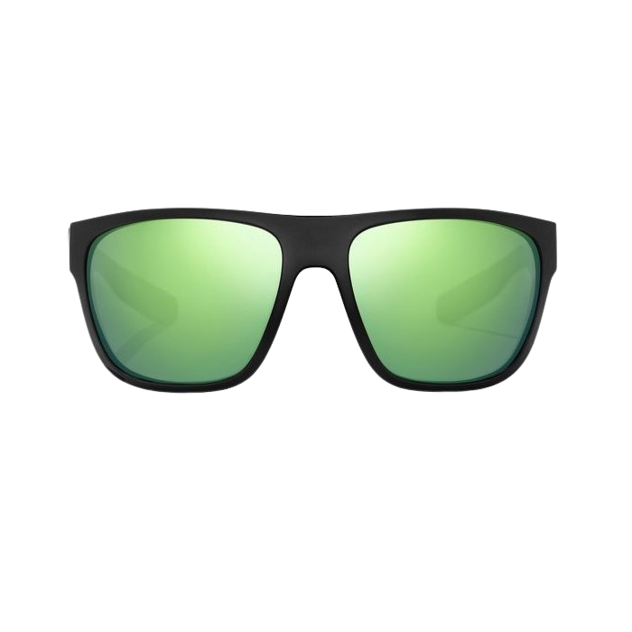 Baj? O Las Rocas Black Matte Green Mirror Pc Solbrille