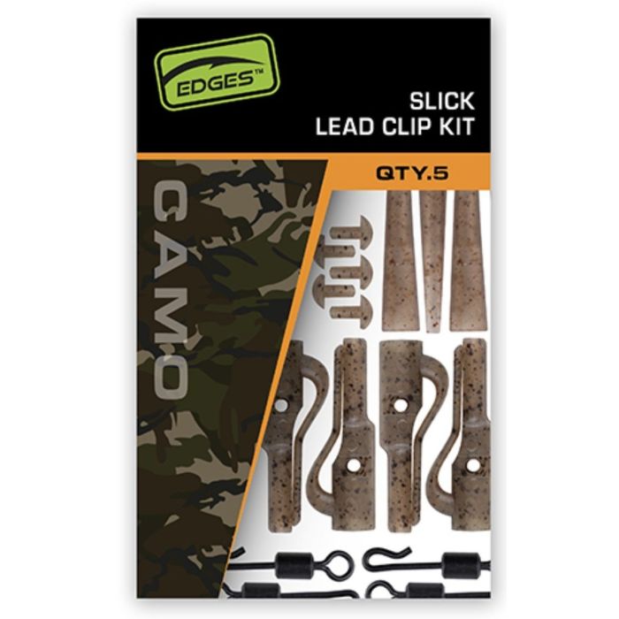 Fox Edges Camo Slick Lead Clip Kit