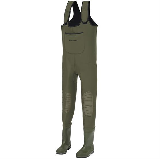 Kinetic Neogaiter Neopren Waders med Filtsål - Godt Tilbud!