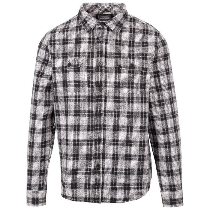 Trespass Portlaw Skjorte Black White Check