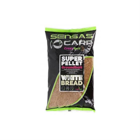 Sensas Crazy Super Pellet Foder 1 Kg - Effektivt Karpefoder