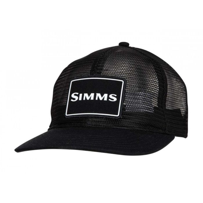 Simms Mesh All Over Trucker Black