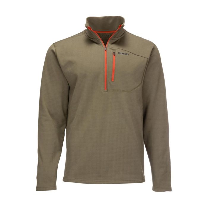 Simms Thermal 1 4 Zip Top Dark Stone