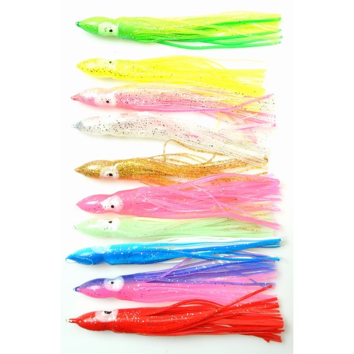 Fladen Blæksprutter Løse 12cm 10pak Mix