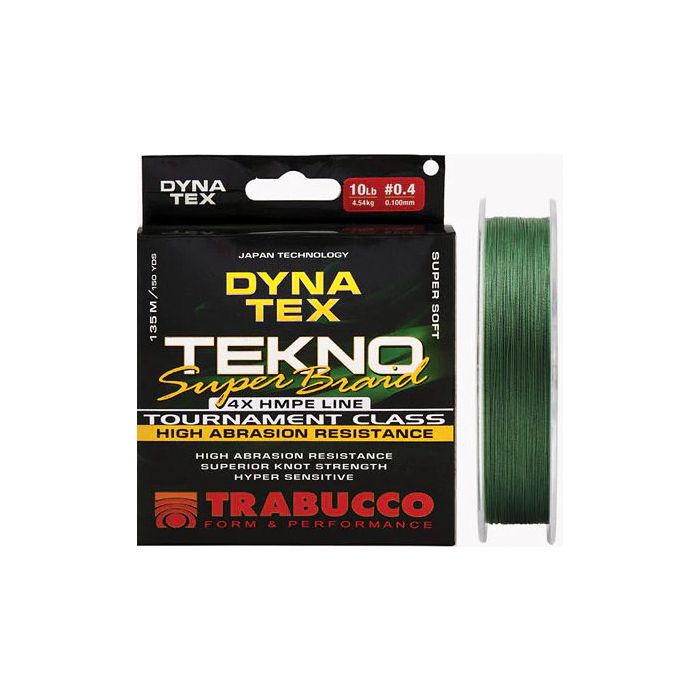 Trabucco Dynatex Tekno Super Braid 4x Grøn 135m