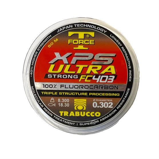 Trabucco T Force XPS Ultra Fluorocarbon - Usynlig Fiskeline