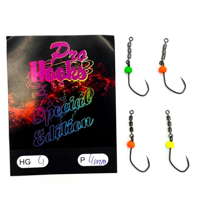 Pro Hooks Med Tungsten Str  4