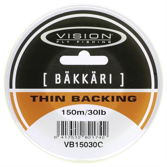 Vision Bäkkäri Backing 150 Meter - 30 Pund til Fluefiskeri