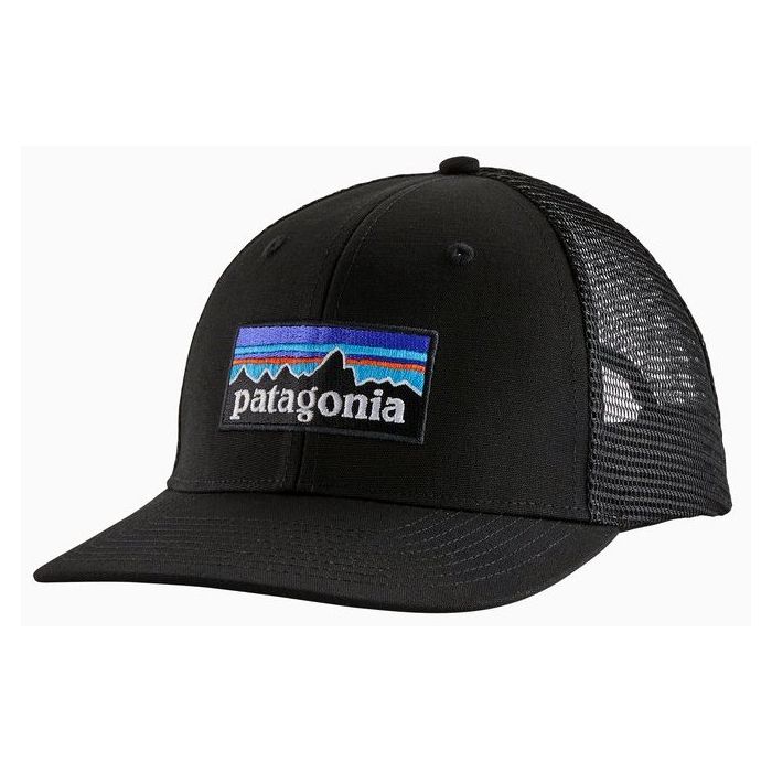 Patagonia P 6 Logo Trucker Cap Black