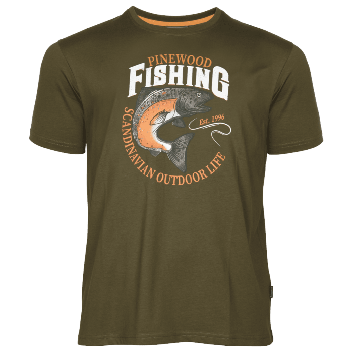 Pinewood Fish T Shirt Green