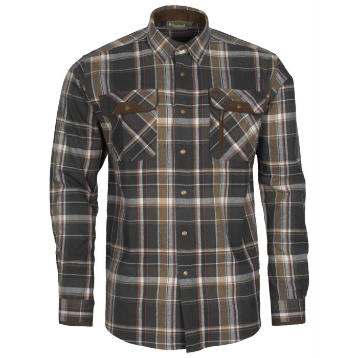 Pinewood Prestwick Exclusive Skjorte D Green Black