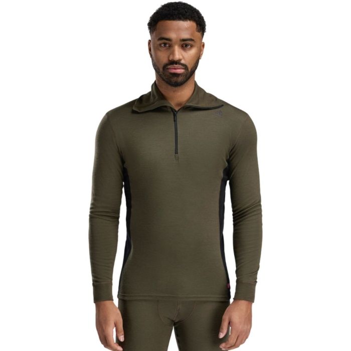 Aclima Warmwool Polo Tarmac Jet Black