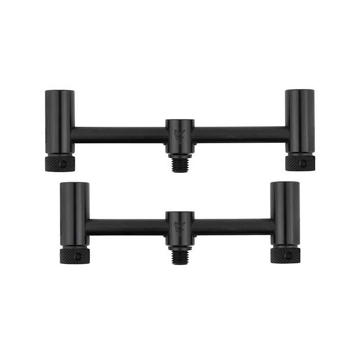 Fox Black Label Slim Adjustable 2 Rod Buzz Bars  110mm   125mm