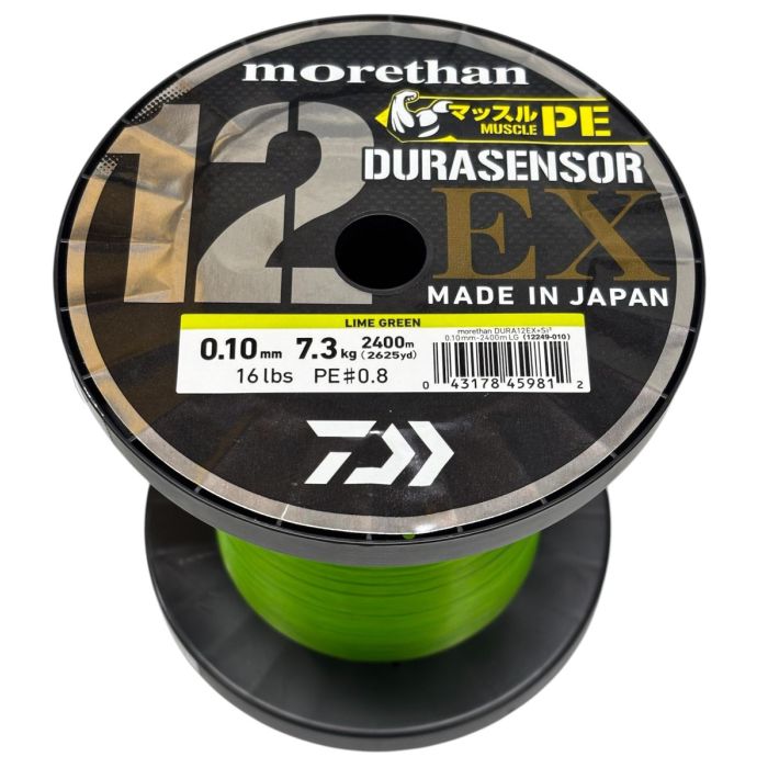 Daiwa Morethan Durasensor Ex12 Lime Green Metermål