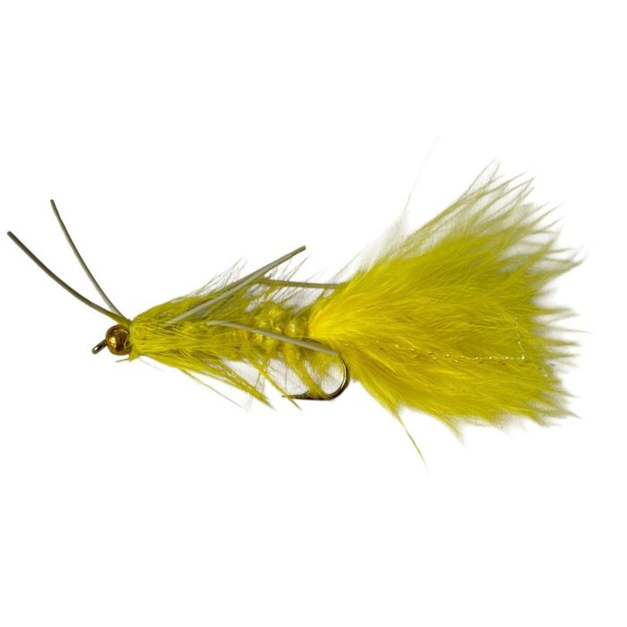 Fishmadman Woolly Bugger Yellow W Yellow Rubberlegs