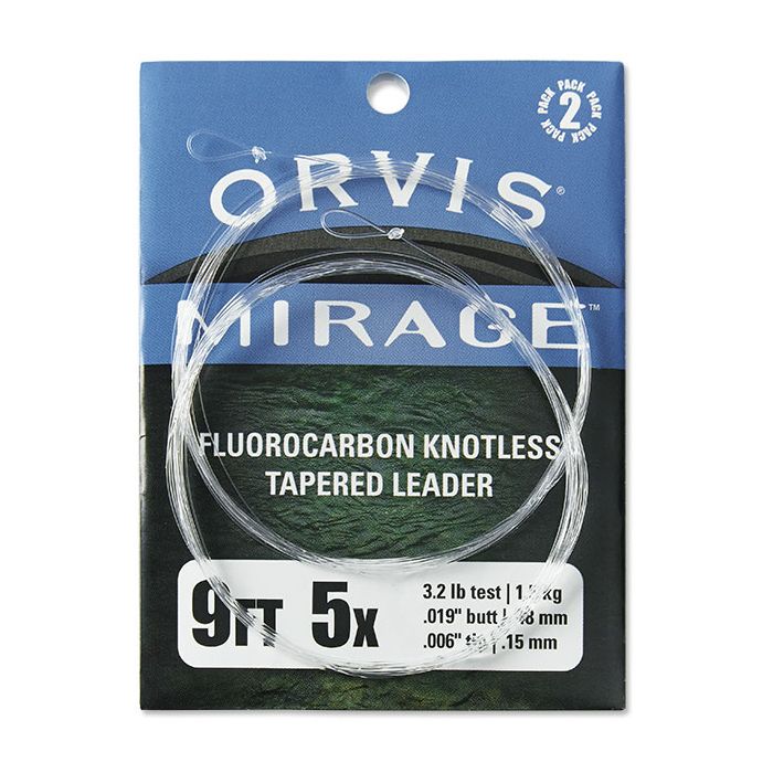 Orvis Mirage Fluorocarbon Forfang 2stk
