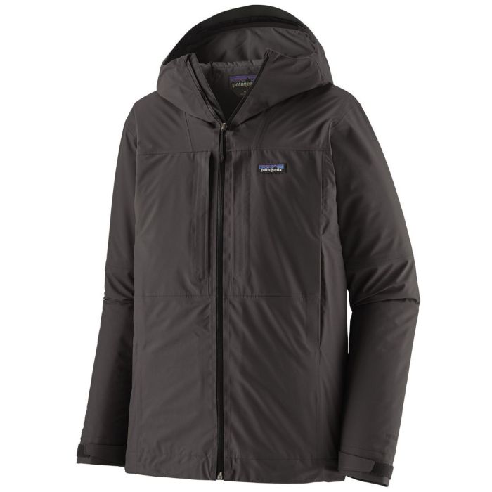Patagonia M S Insulated Boulder Fork Rainjacket Black