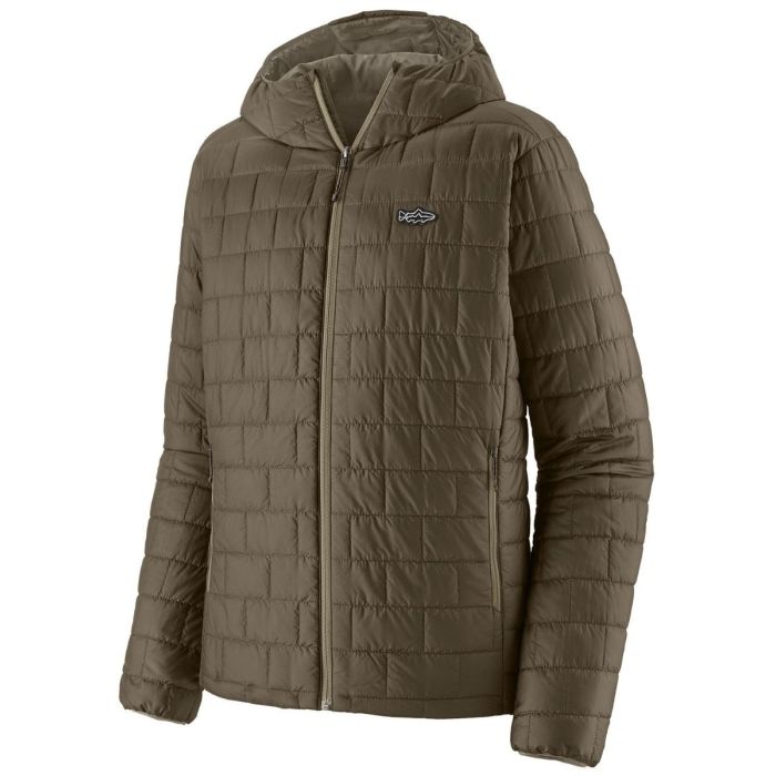 Patagonia M S Nano Puff Fitz Roy Trout Hoody Basin Green