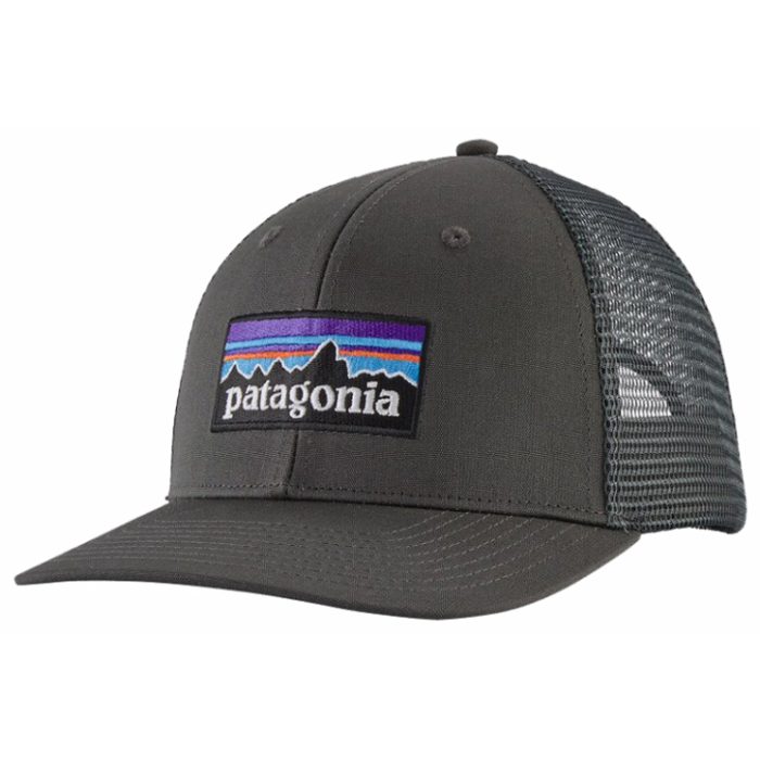 Patagonia P 6 Logo Trucker Cap Forge Grey