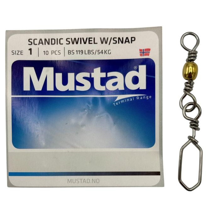 Mustad Scandic Swivel W Snap