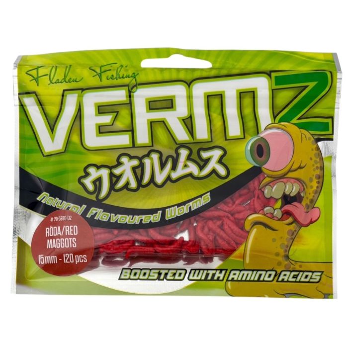 Vermz Maggot 1 5cm Natural Red