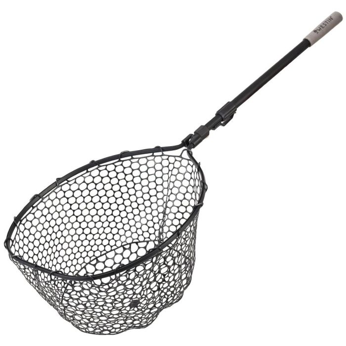 W3 C R Adjustable Full Rubber Mesh Landing Net L