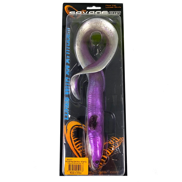 Savage Gear Real Eel  147 G Purple Pearl