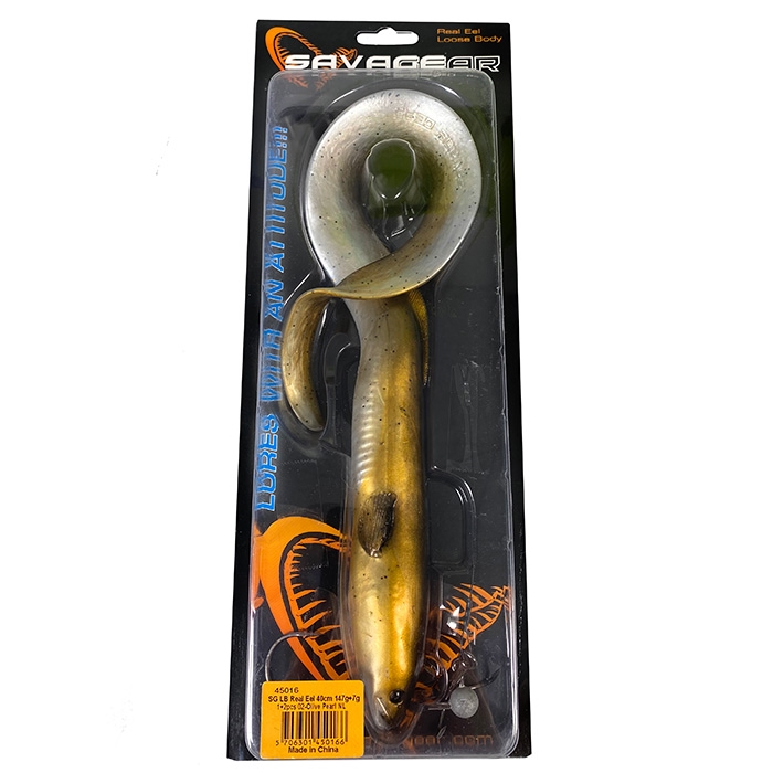 Savage Gear Real Eel  147 G Olive Pearl