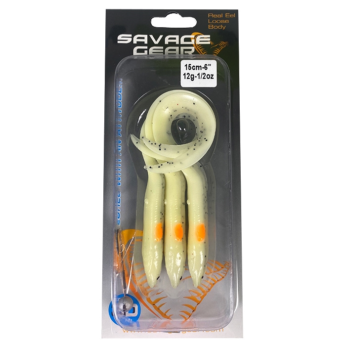 Savage Gear Real Eel  12 G Glow   15 Cm  3 Stk