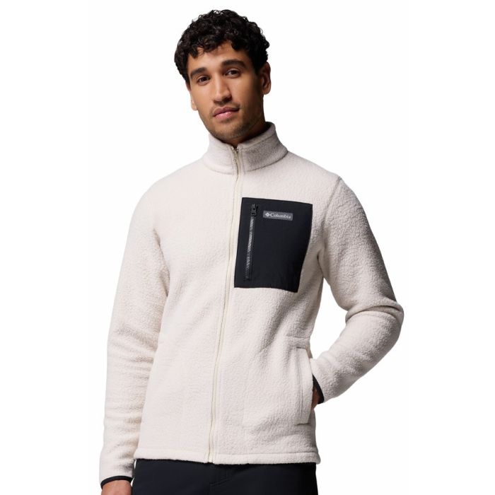 Columbia Jasper Ridge?  Pebbled Full Zip Fleece Dark Stone  Black