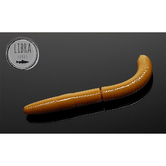 Libra Lures Fatty D Worms Ost 65mm Coffee Milk