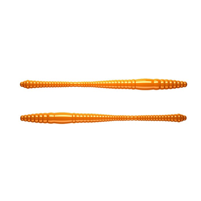 Libra Lures Dying Worm Krill 70mm Hot Orange