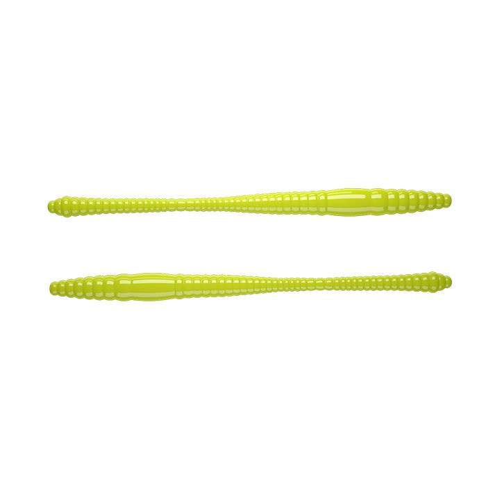 Libra Lures Dying Worm Krill 70mm Hot Yellow