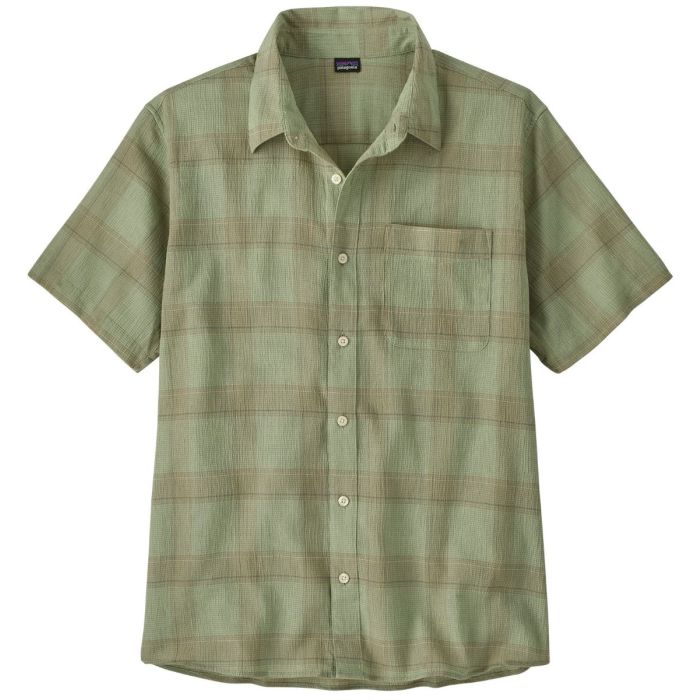 Patagonia A C Skjorte Ss Harmony:lichen Green