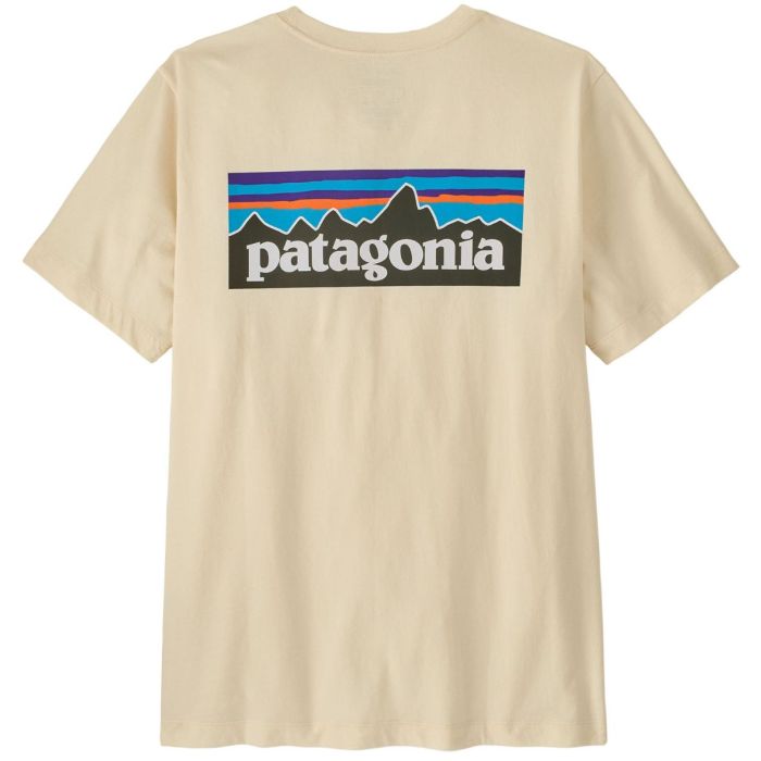 Patagonia P 6 Logo T Shirt Undyed Natural