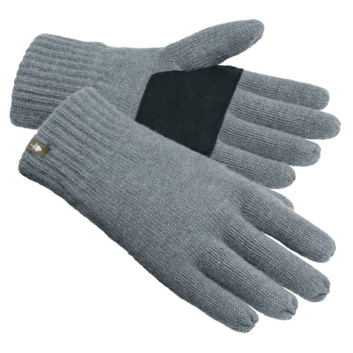 Pinewood Knitted Wool 5 Finger Handske Storm Blue Melange