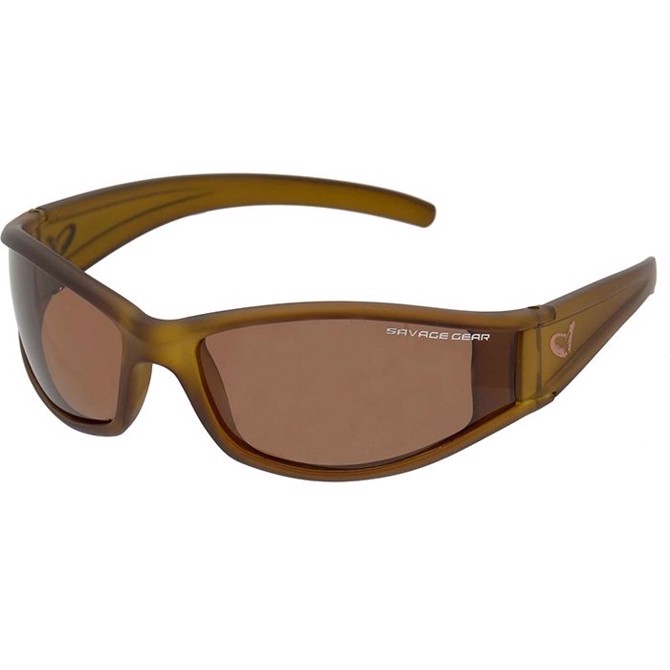 Savage Gear Slim Shades Polaroidbrille  Amber