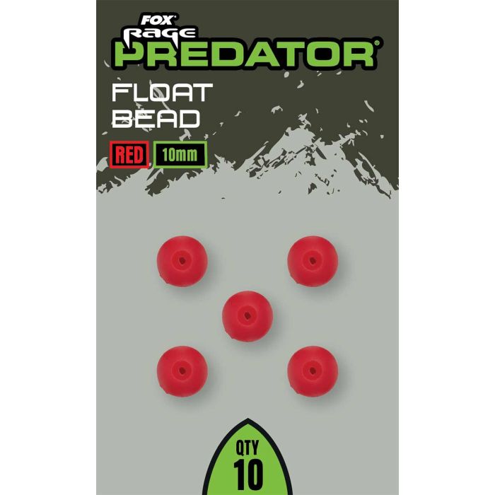 Fox Rage Predator Red Float Bead 10mm